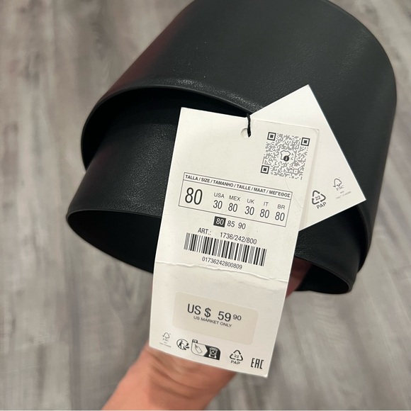 Zara thick mid waist belt - Picture 4 of 10